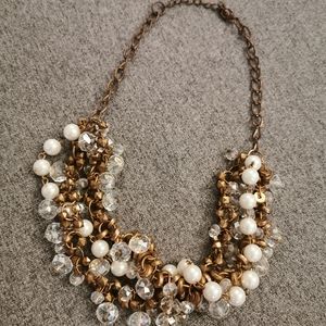 Chunky Pearly Beaded Necklace